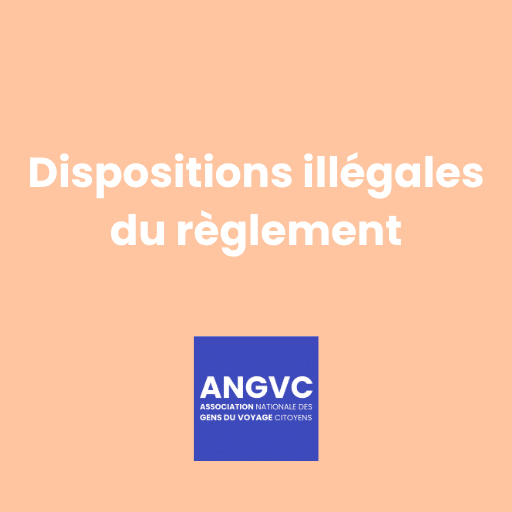 Dispositions illégales du règlement