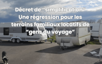 Mega-décret Lecornu, régression pour les terrains familiaux locatifs